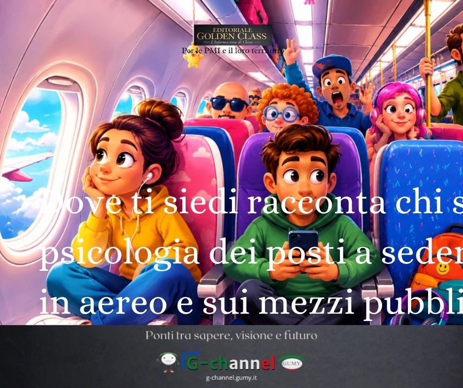 Dove ti siedi racconta chi sei: la psicologia dei posti a sedere in aereo e sui mezzi pubblici